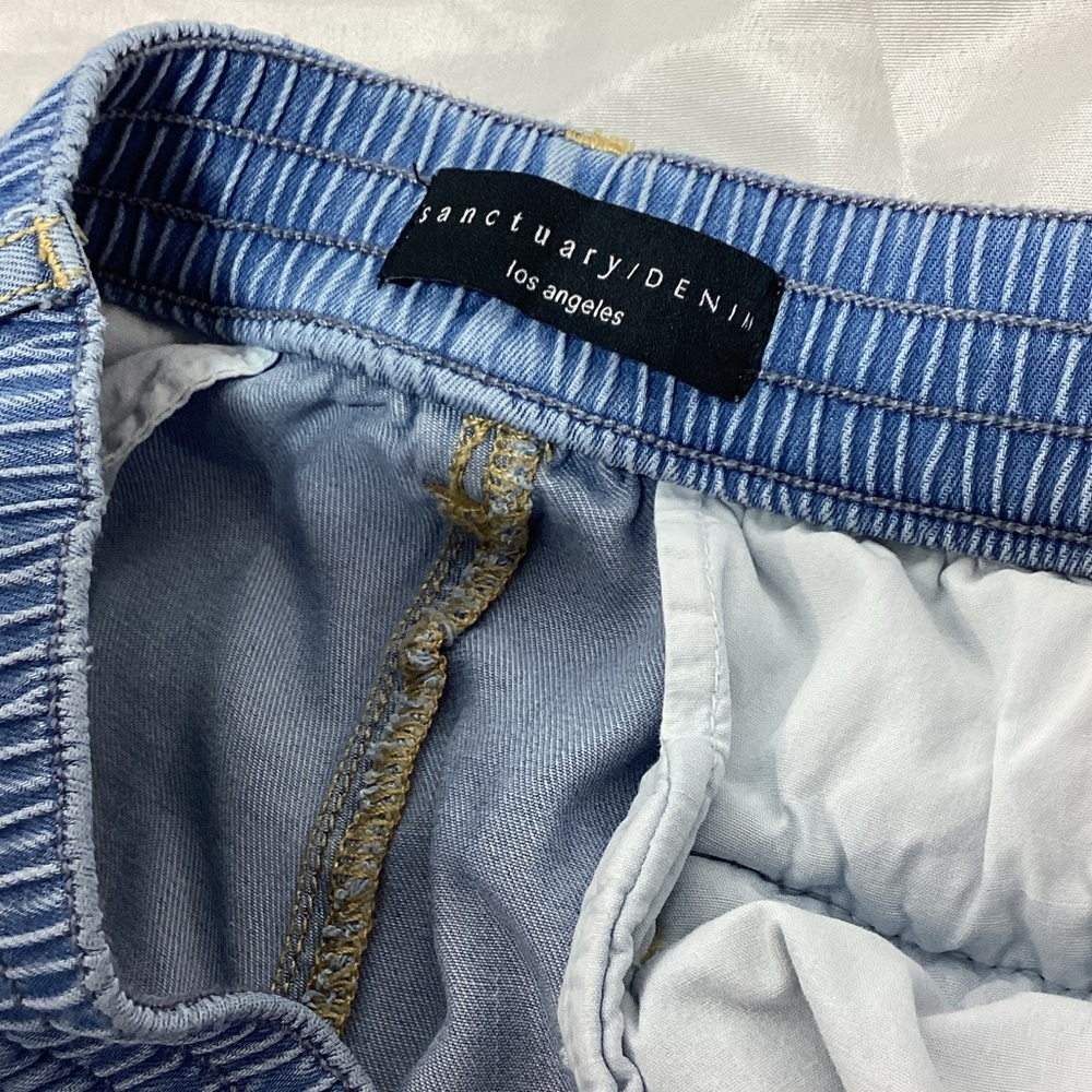 Sanctuary large Blue Cargo Jogger Jean Pants - Picture 8 of 15
